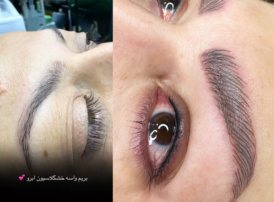 نمونه کار میکروبلیدینگ آزاده فاضلی